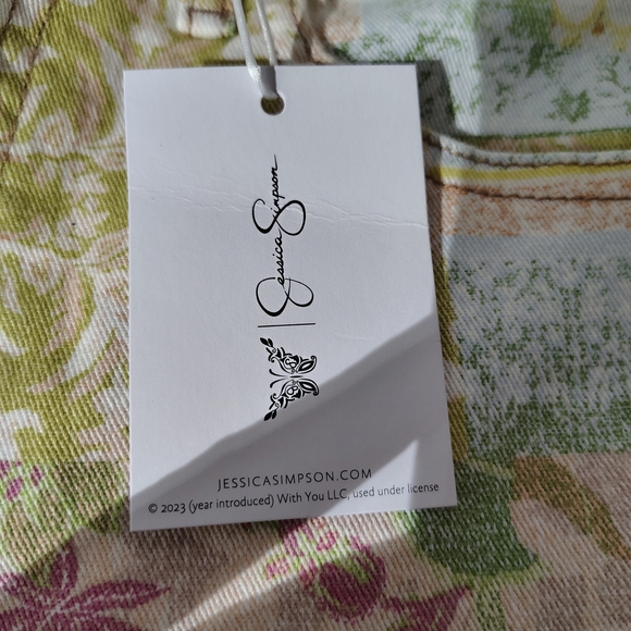 Jessica Simpson Daisy Flare Floral Jeans - Picture 4 of 8